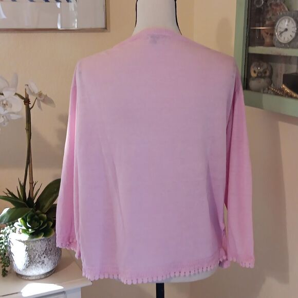 J. Crew Pink Sweater. Soft Knit .Timeless Design.Preppy - Picture 5 of 10